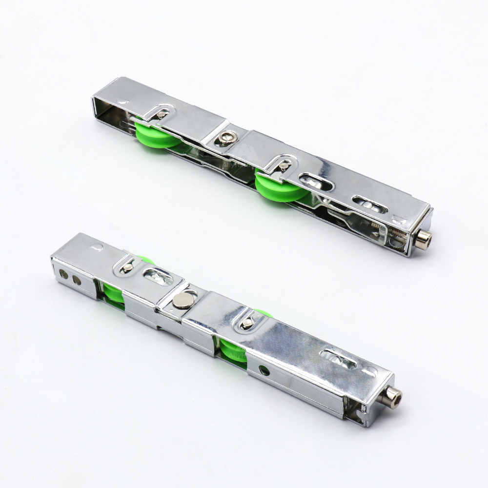 WW-ZT3 Door Hardware Adjustable Iron Shell Bearing Green Sliding Window Door Nylon Roller