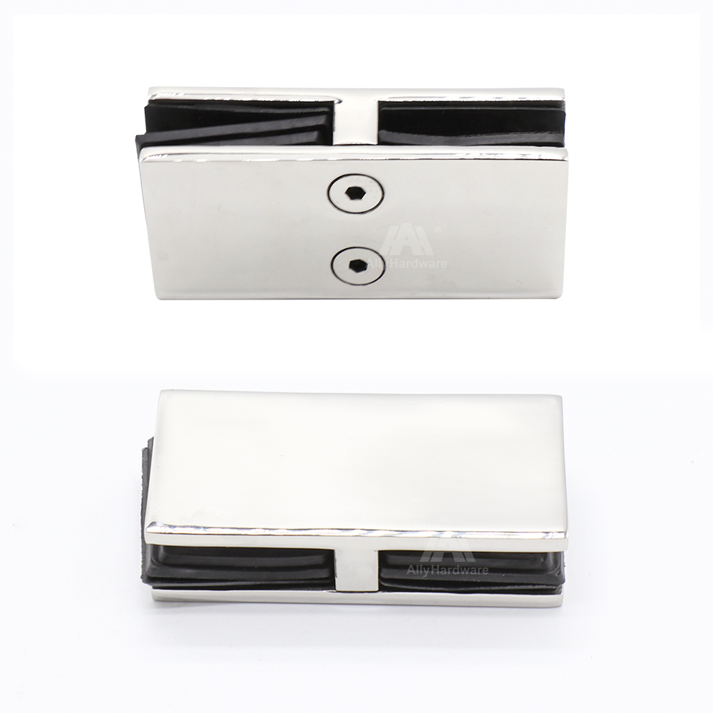 SH-208 Frameless Glass to Glass Stainless Steel Solid Stair Glass Bracket Glass Clip