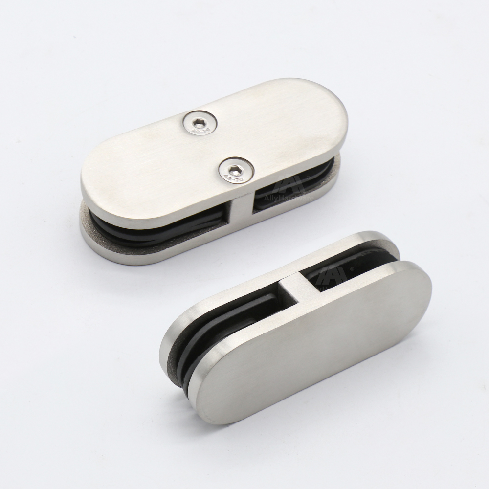 SH-211 Mirror Finished Stainless Steel Flat Glass Clamp  for 12MM Frameless Glass Fencing Balustrade